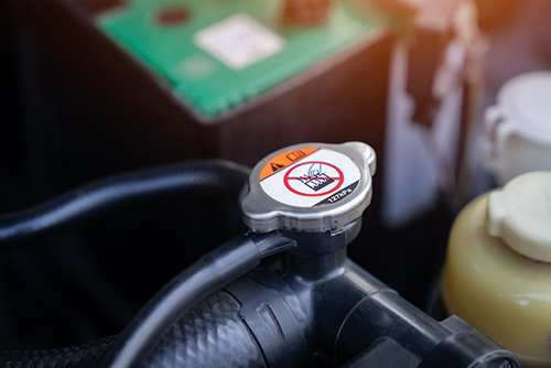 Automotive equipment labels